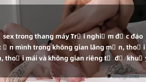 sex trong thang máy Trải nghiệm độc đáo tại sex nhà nghỉ: ẩn mình trong không gian lãng mạn, thoải mái và không gian riêng tư để khuấy động tình ái.